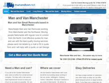 Tablet Screenshot of manandvan.net