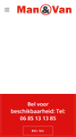 Mobile Screenshot of manandvan.nl