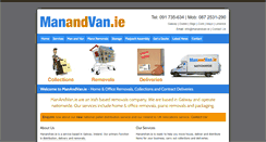 Desktop Screenshot of manandvan.ie